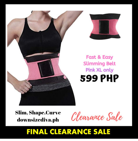 Pink Fast & Easy Slimming Belt